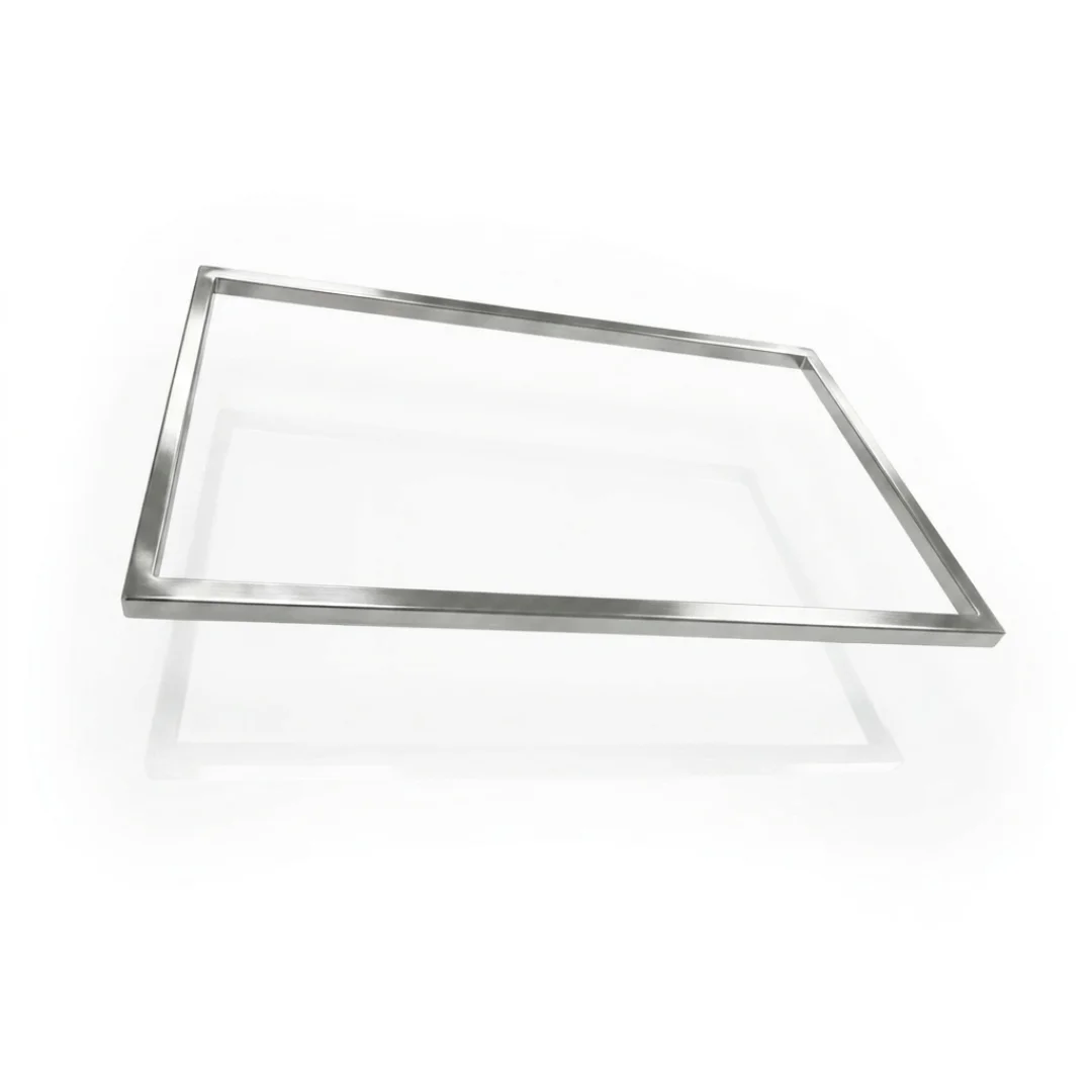Marco rectangular · acero inoxidable