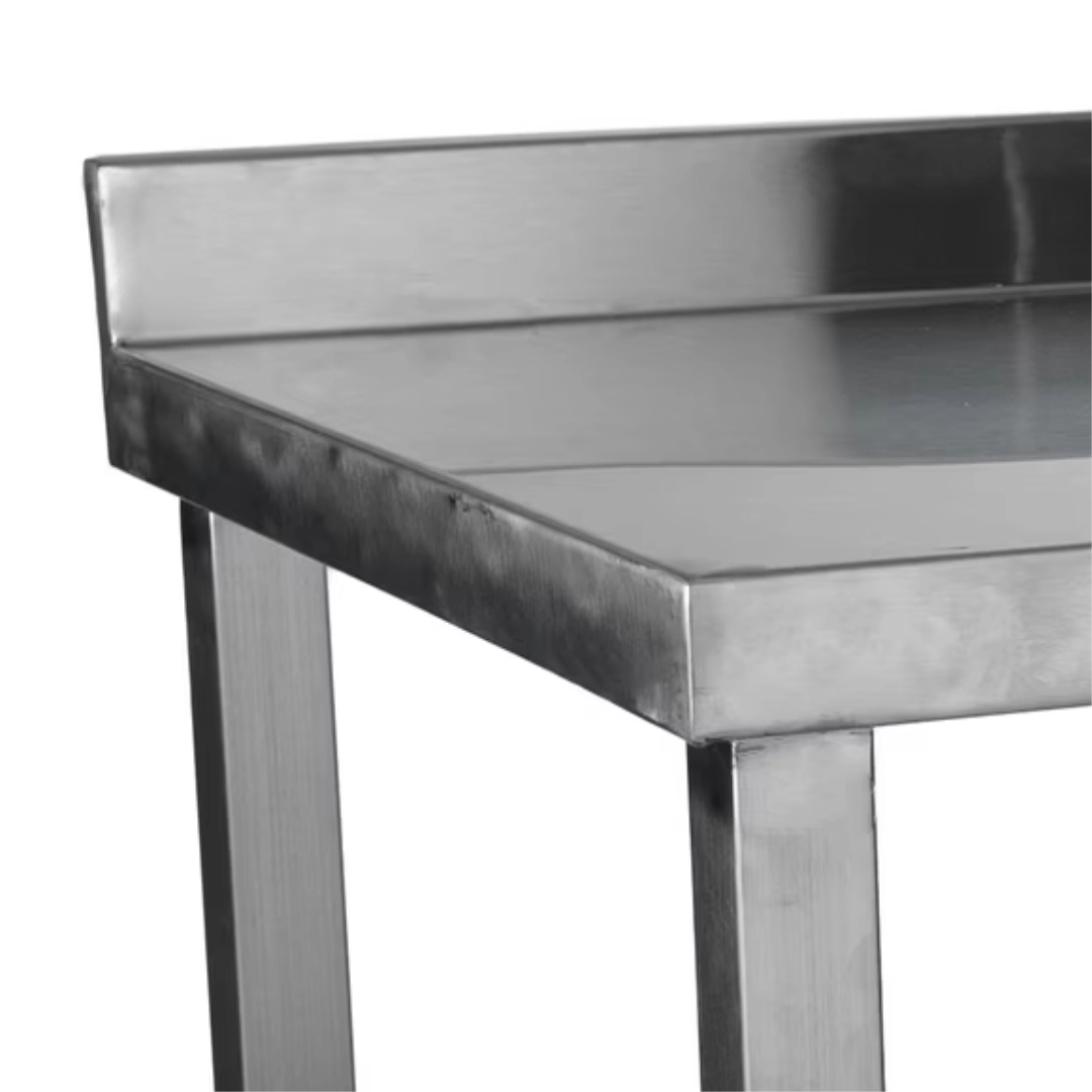 Mesa de trabajo simple · acero inoxidable